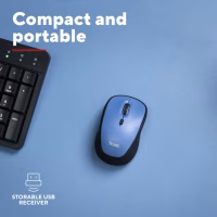 Мышка Trust Yvi+ Silent Wireless Dark Blue (25514) - Image 9