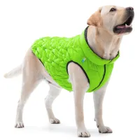 Курточка для тварин Collar AiryVest UNI двостороння M 48 салатово-чорна (2560) - 3