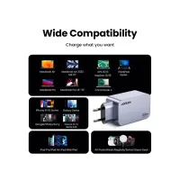 Зарядний пристрій Ugreen 3xUSB 100W (2xUSB-C+USB-A) Gan Nexode Pro X757 (25874) - 4