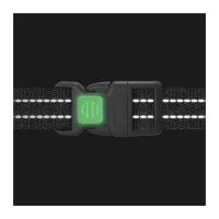 Шлей для собак WAUDOG Н-образная Re-cotton с QR паспортом, светоотражающая S серая (259111) - Изображение 3