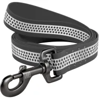 Повідець для собак WAUDOG Waterproof світловідбивний M Ш 20 мм Д 122 см сірий (260411) - 1
