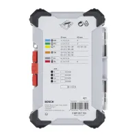 Набір біт Bosch Extra Hard Screwdriver Bit Set, 46шт, магнітний бітотримач, PH,PZ,T, SL, HEX, кейс (2.607.017.723) - 3