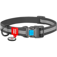 Нашийник для тварин WAUDOG Waterproof пластикова пряжка XL Ш 25 мм Д 38-58 см сірий (261311) - Зображення 1