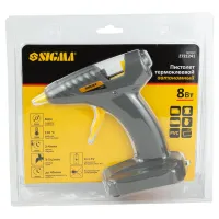 Клейовий пістолет Sigma автономний 8мм 8Вт/6В (2721241) - 6