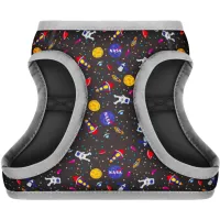 Шлея для собак WAUDOG Clothes з QR паспортом "NASA" S1 (2920) - 2