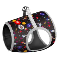 Шлея для собак WAUDOG Clothes з QR паспортом "NASA" S1 (2920) - 1