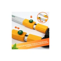 Секатор Gruntek XT 26-39 Premium обвідний, d 35мм, 665-995мм, з телескопiчними ручками (295066099) - 8