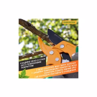 Секатор Gruntek Uhu з ковадлом, d 24мм, 205мм (295104205_UHU) - Image 7