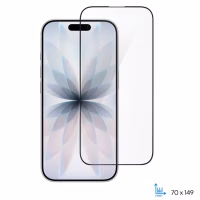 Стекло защитное 2E 2.5D FCFG iPhone 17 Black (2E-IP-17.-6.3-SMFCFG-BB) - Image 1