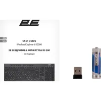 Клавіатура 2E KS280 Wireless/Bluetooth Black-Gray (2E-KS280WBGR_UA) - 9