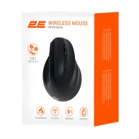 Мишка 2E MF325 Silent Wireless/Bluetooth Black (2E-MF325WBK) - 9