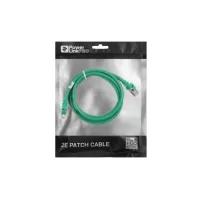 Патч-корд 1.50м S/FTP Cat 6 CU PVC 26AWG 7/0.16 green 2E (2E-PC6SFTPCOP-150GRN) - 3