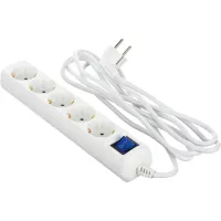 Мережевий фільтр живлення 2E 5xSchuko, 3м (2E-U05ESM3) - 1