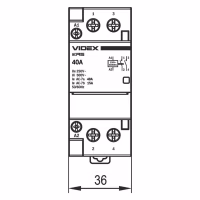 Контактор Videx 2п 40А 2НВ VF-RS-MC2O-40 RESIST - Image 5