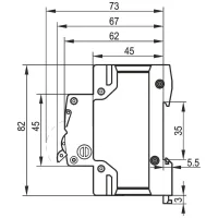 Вимикач навантаження Videx 2п 63А VF-RS-VN263 RESIST - Зображення 4