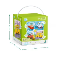 Пазл DoDo 4 в 1 Транспорт (300132) - 3