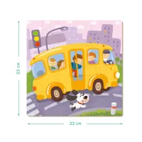 Пазл DoDo 4 в 1 Транспорт (300132) - 4