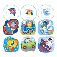 Пазл DoDo 2-3-4 елементи Транспорт (300154) - 3