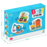 Пазл DoDo 3 в 1 Транспорт (300392) - 4