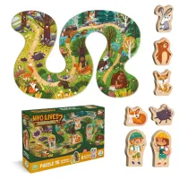 Пазл DoDo Хто живе в лісі? (300608) - 2