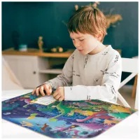 Пазл DoDo Шукай та знаходь Країна динозаврів, 100 елементів (300669) - 7