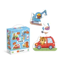 Пазл DoDo 4 в 1 Baby puzzle. Транспорт (300685) - 2