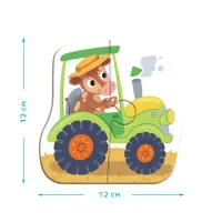 Пазл DoDo 4 в 1 Baby puzzle. Транспорт (300685) - 5