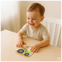 Пазл DoDo 4 в 1 Baby puzzle. Транспорт (300685) - 6