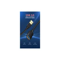 Дата кабель USB 3.0 AM/AF 1.5m US129 black Ugreen (30126) - 2