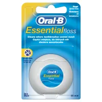 Зубна нитка Oral-B Essential floss Waxed м'ятна 50 м (3014260280772/5010622005029) - 2