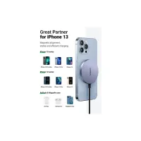 Зарядний пристрій Ugreen Magnetic Wireless Charger 15W CD245 (30233) - 3