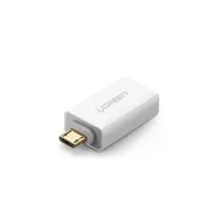 Перехідник OTG USB 2.0 AF to Micro 5P US195 white Ugreen (30529) - Зображення 1