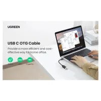 Переходник OTG USB 3.0 AF to USB-C US154 black Ugreen (30701) - Изображение 8