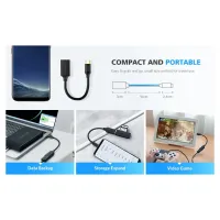 Переходник OTG USB 3.0 AF to USB-C US154 black Ugreen (30701) - Изображение 9