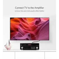 Кабель мультимедийный 2xRCA M to 2xRCA M 1.0m AV104 black Ugreen (30747) - Изображение 3