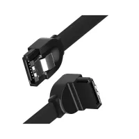 Кабель для передачі даних SATA 3 Data Cable 0.5m 90° corner US217 Black Ugreen (30797) - 1