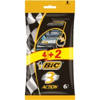 Бритва Bic 3 Action 4+2 шт. (3086123399327) - 1