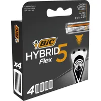 Змінні касети Bic Flex 5 Hybrid 4 шт. (3086123644885) - 2