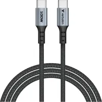 Дата кабель USB-C to USB-C 1.2m 100W black Verbatim (31846) - Зображення 1