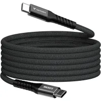 Дата кабель USB-C to USB-C 1.2m Magnetic 100W black Verbatim (31863) - 1