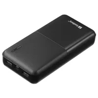 Батарея універсальна Sandberg 20000mAh, Saver, USB-C, Micro-USB, output: USB-A*2 Total 5V/2.4A (320-42) - 1