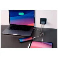 Зарядний пристрій Verbatim GaN 65 W 3 ports (2xUSB-C-65 W /USB-A -3.0) (32201) - 6