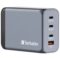 Зарядний пристрій Verbatim GaN 240 W 4 ports (USB-C-140 W,USB-C-100 W,USB-C-65 W /USB-A -3.0) (32205) - 1