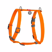 Шлея для собак WAUDOG Waterproof анатомічна Н-подібна S помаранчева (32944) - Image 1