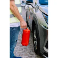 Набір техдопомоги Poputchik з вогнегасником ВП-1 "Економічний" (ВП-1+Знак+Аптечка+Жилет) (33-016-IS) - 4