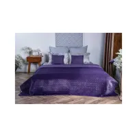 Покривало Руно двостороннє VeLour Фіолетове 180 х 220 см (340.55_Violet) - 3