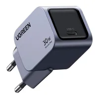 Зарядний пристрій Ugreen USB-C PD30W GaN X703 gray (35006) - 1