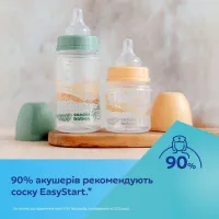 Пляшечка для годування Canpol babies Easystart MOUNTAINS антиколікова з широким отвором 120 мл зелена (35/242_gre) - Зображення 9