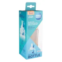 Пляшечка для годування Canpol babies Easystart MOUNTAINS антиколікова з широким отвором 240 мл бежева (35/243_bei) - 3