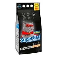 Наповнювач для туалету Super Cat Преміум Деревний вбирний 3 кг (4 л) (3547) - 1